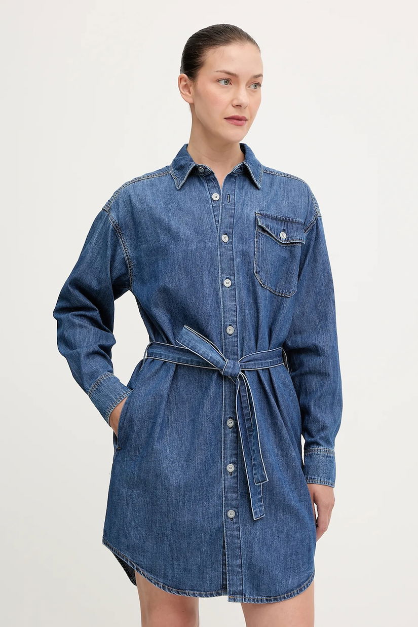 G-Star rochie jeans mini, drept, D26814.D252