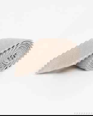 BOSS cravată de mătase culoarea alb, 50550504