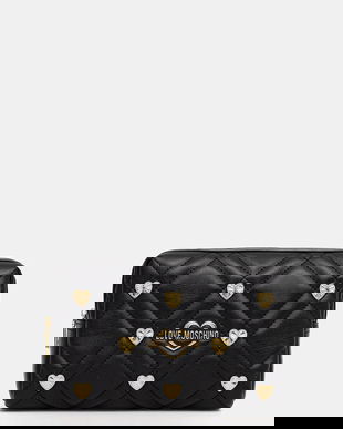 Love Moschino portfard culoarea negru, JC5300PP1