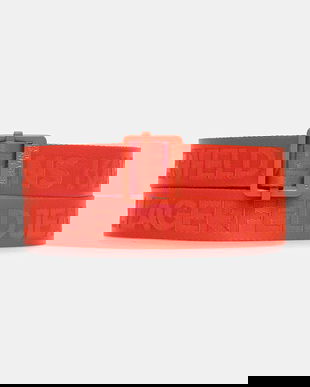 Karl Lagerfeld Jeans curea culoarea portocaliu, A1W33003