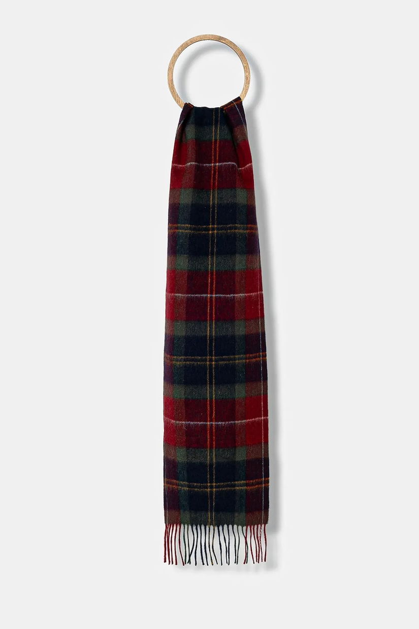 Barbour eșarfă de lână cu imprimeu, LSC0129