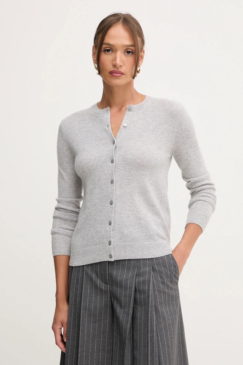 United Colors of Benetton cardigan din lana culoarea verde, light