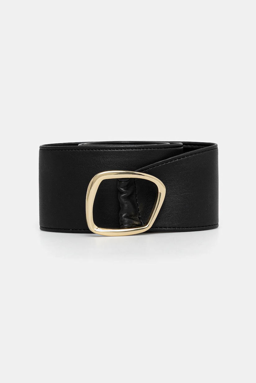 United Colors of Benetton curea culoarea negru, 668YDL01F