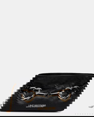 Love Moschino poseta culoarea negru, JC4034PP1