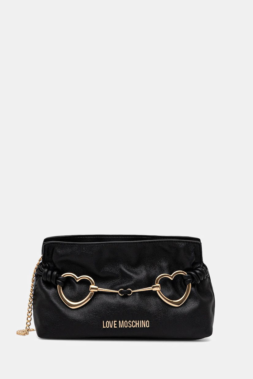 Love Moschino poseta culoarea negru, JC4034PP1