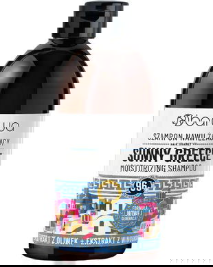 Sampon hidratant SUNNY GREECE cu ulei si extracte de masline si struguri, Barwa Cosmetics, 380 ml