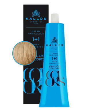 Vopsea Permanenta - Kallos Colors Cream Hair Colour, nuanta 10F Blond Luminos Natural, 60 ml