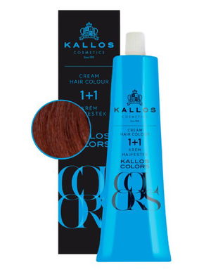 Vopsea Permanenta - Kallos Colors Cream Hair Colour, nuanta 5TR Roscat Foc, 60 ml