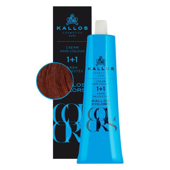 Vopsea Permanenta - Kallos Colors Cream Hair Colour, nuanta 5TR Roscat Foc, 60 ml
