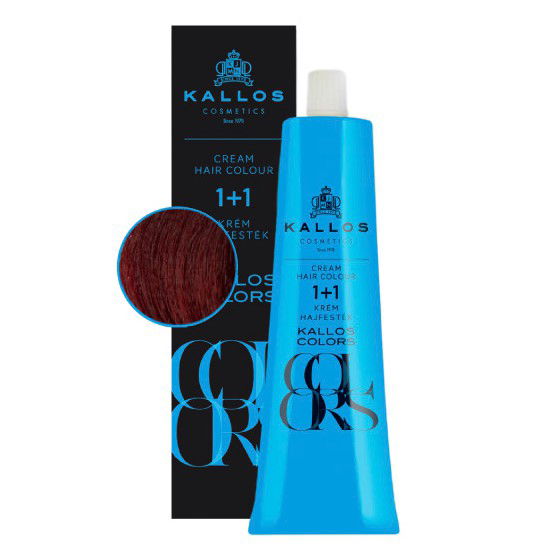 Vopsea Permanenta - Kallos Colors Cream Hair Colour, nuanta 7M Mahon, 60 ml