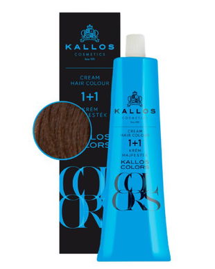 Vopsea Permanenta - Kallos Colors Cream Hair Colour, nuanta 6G Blond Auriu Inchis, 60 ml