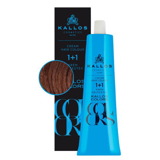 Vopsea Permanenta - Kallos Colors Cream Hair Colour, nuanta 6R Blond Cupru, 60 ml