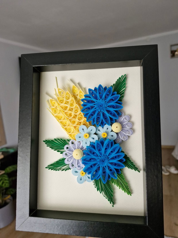 Tablou din quilling