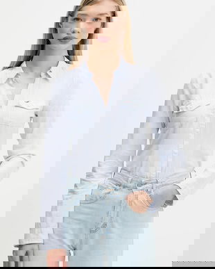 Hollister Co. cămașă din bumbac cu guler clasic, regular, KI340-5425