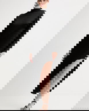 ISABELLE BLANCHE rochie culoarea negru, mini, drept, IS25FW-A064-T008