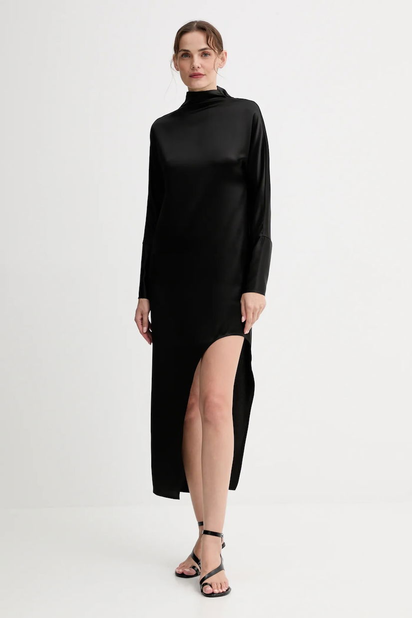 ISABELLE BLANCHE rochie culoarea negru, mini, drept, IS25FW-A064-T008