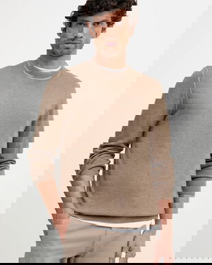 BOSS Orange pulover de lână culoarea bej, light, 50550534