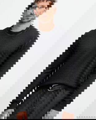 BOSS Orange pulover de lână culoarea negru, light, 50550534