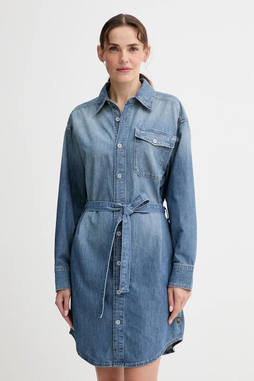 G-Star rochie jeans mini, drept, D26814.D539
