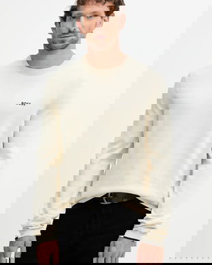 BOSS Green pulover de bumbac culoarea negru, light, 50541940