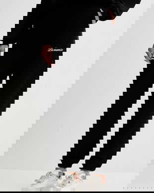 La Mania pantaloni de trening RIDGE culoarea gri, RIDGE