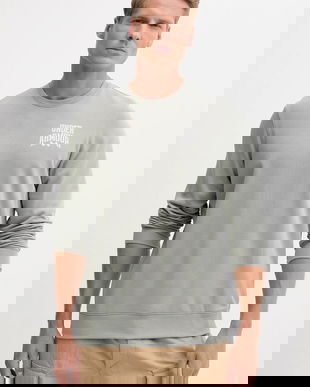 Under Armour bluza barbati, culoarea verde, cu imprimeu