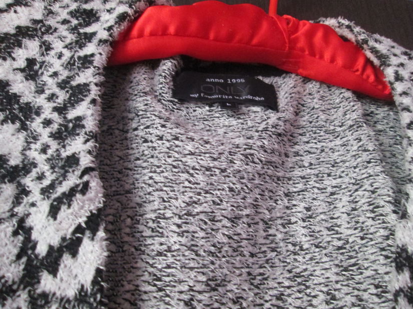 cardigan alb/negru Vero Moda L