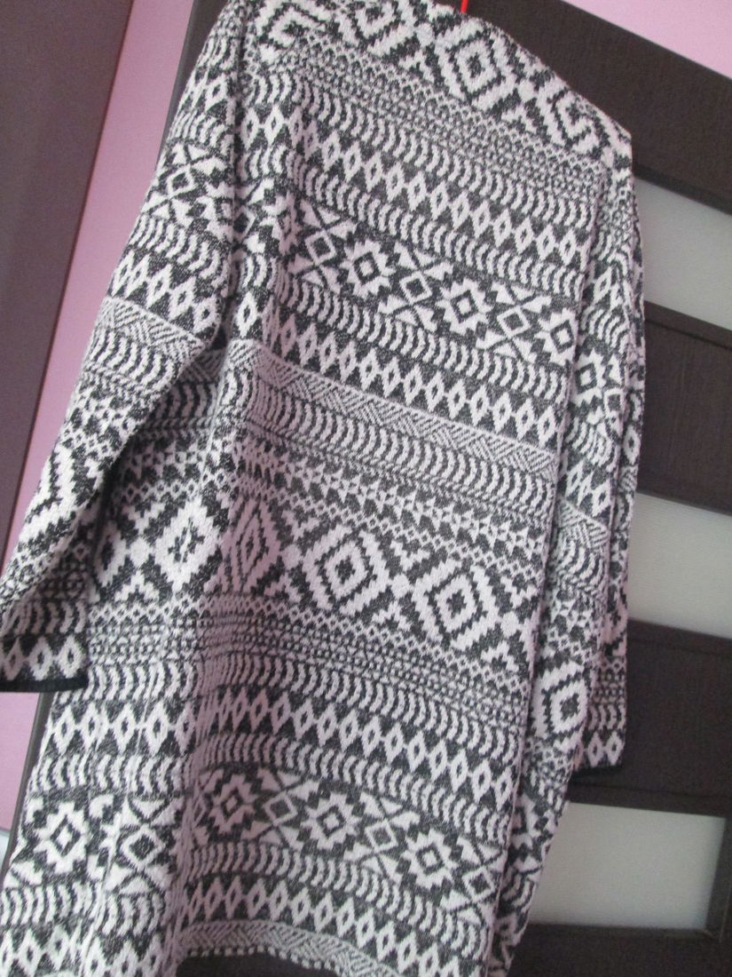 cardigan alb/negru Vero Moda L