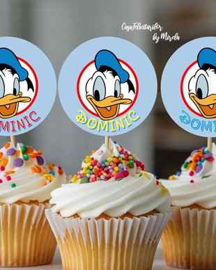 Toppere Donald duck personalizate