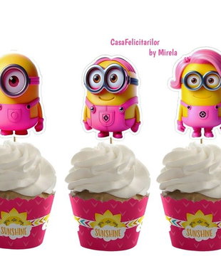 Toppere Minions roz