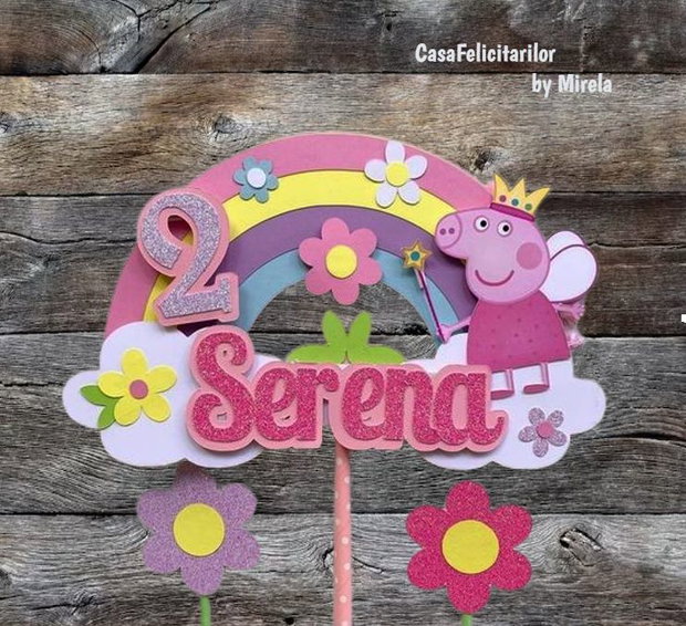 Topper tort Peppa Pig