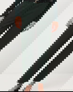 Medicine pantaloni culoarea verde