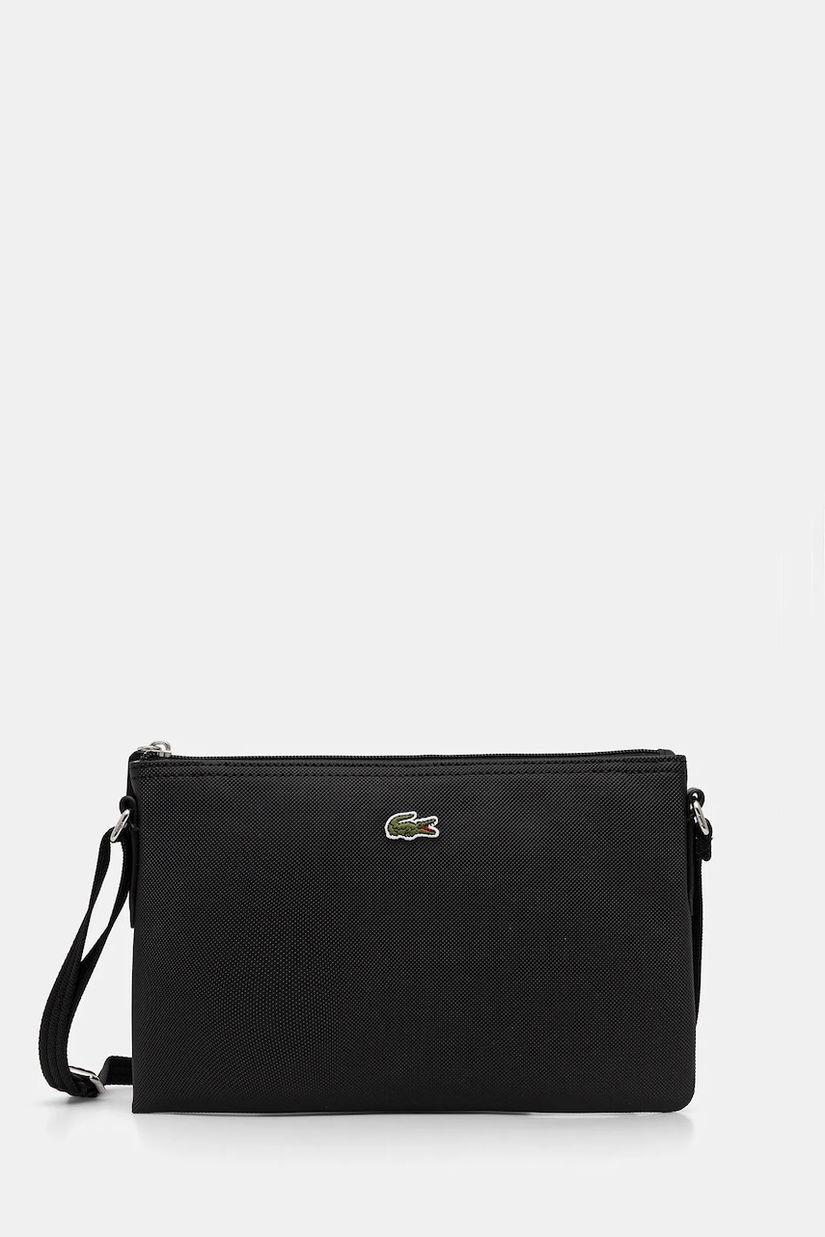 Lacoste poșetă culoarea negru, NF1887PK