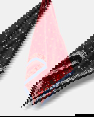 Answear.LAB esarfa de matase culoarea rosu, modelator