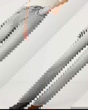 Medicine blugi din bumbac culoarea gri