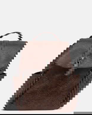 Answear.LAB rucsac culoarea maro, mic, neted