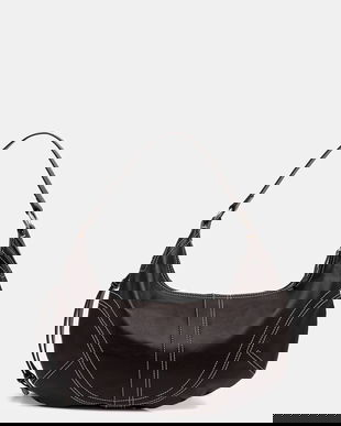 Answear.LAB poseta de piele culoarea maro