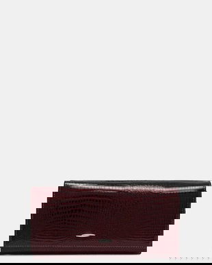 Answear.LAB portofel de piele culoarea rosu