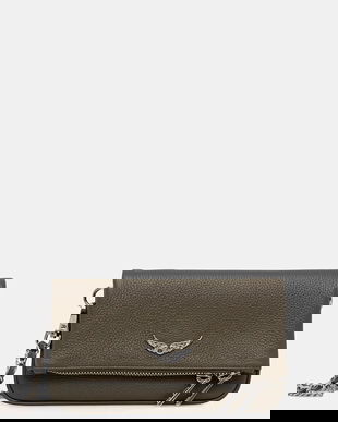 ZADIG&VOLTAIRE poșetă de piele culoarea verde, LWBA03975