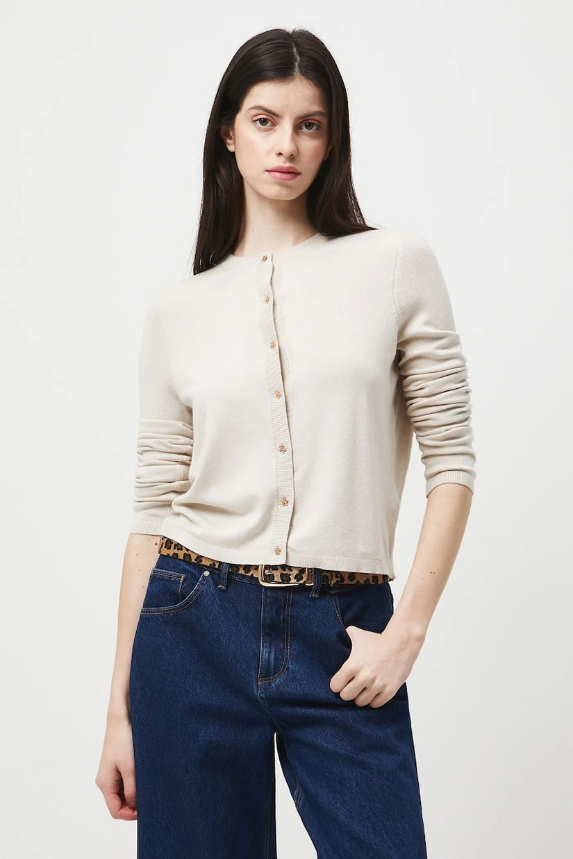 Medicine cardigan culoarea bej, light