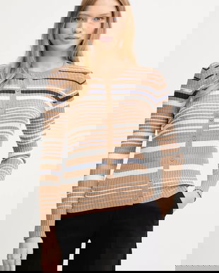 United Colors of Benetton cardigan culoarea maro, light, 1E3RE502D