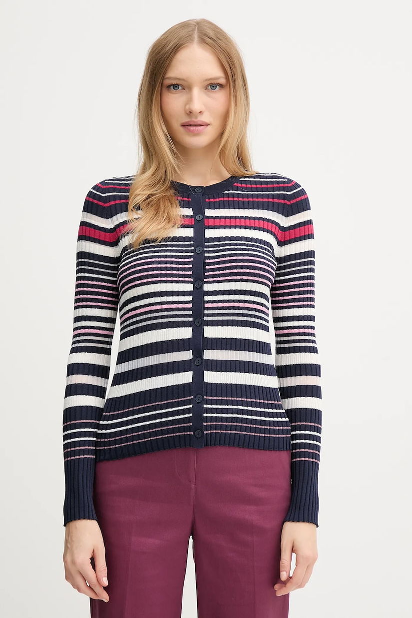 United Colors of Benetton cardigan culoarea bleumarin, light, 1E3RE502D