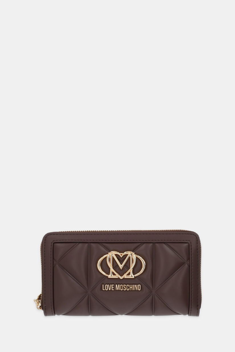 Love Moschino portofel culoarea maro, JC5644PP0NLC0313
