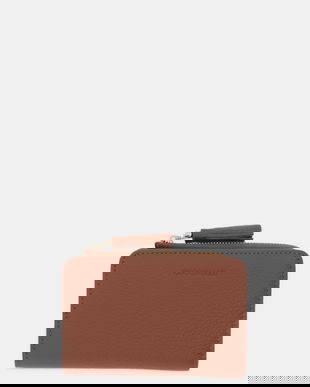 Coccinelle portofel de piele TASSEL culoarea maro, E2.MU0.11.D1.01