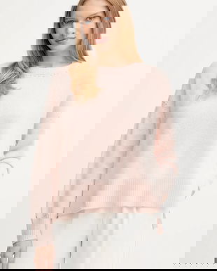 Joseph Ribkoff pulover de cașmir culoarea roz, 253980