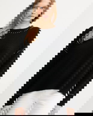 Joseph Ribkoff pulover de cașmir culoarea negru, 253980