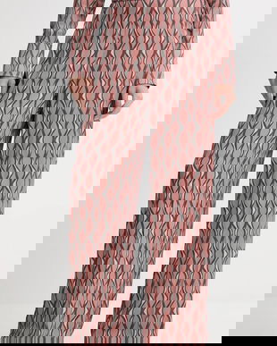 Fracomina pantaloni culoarea roz, drept, high waist, FS25WV3014W732K5