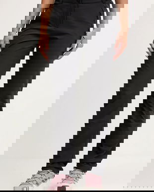 Jack Wolfskin pantaloni de exterior GEIGELSTEIN culoarea negru, 1507731