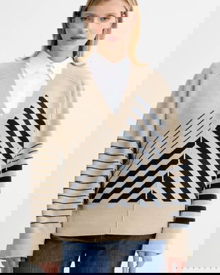 BOSS pulover de lână culoarea bej, light, 50542884