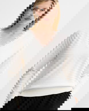 BOSS Orange pulover de lână culoarea bej, light, 50551357